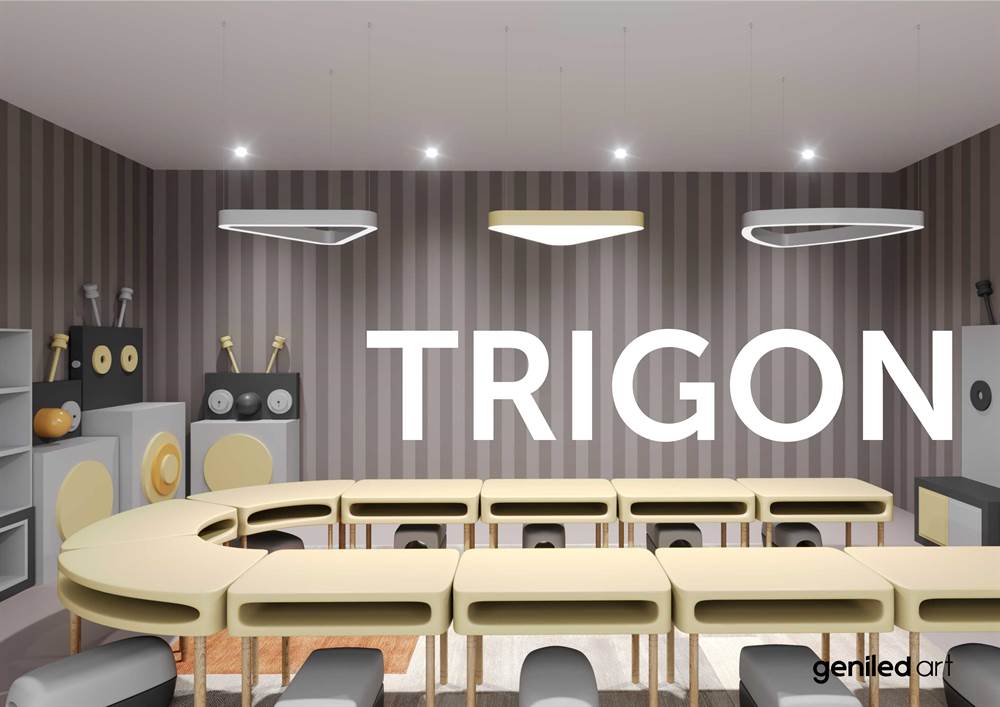 Дизайнерские светильники Geniled Art Trigon на заказ